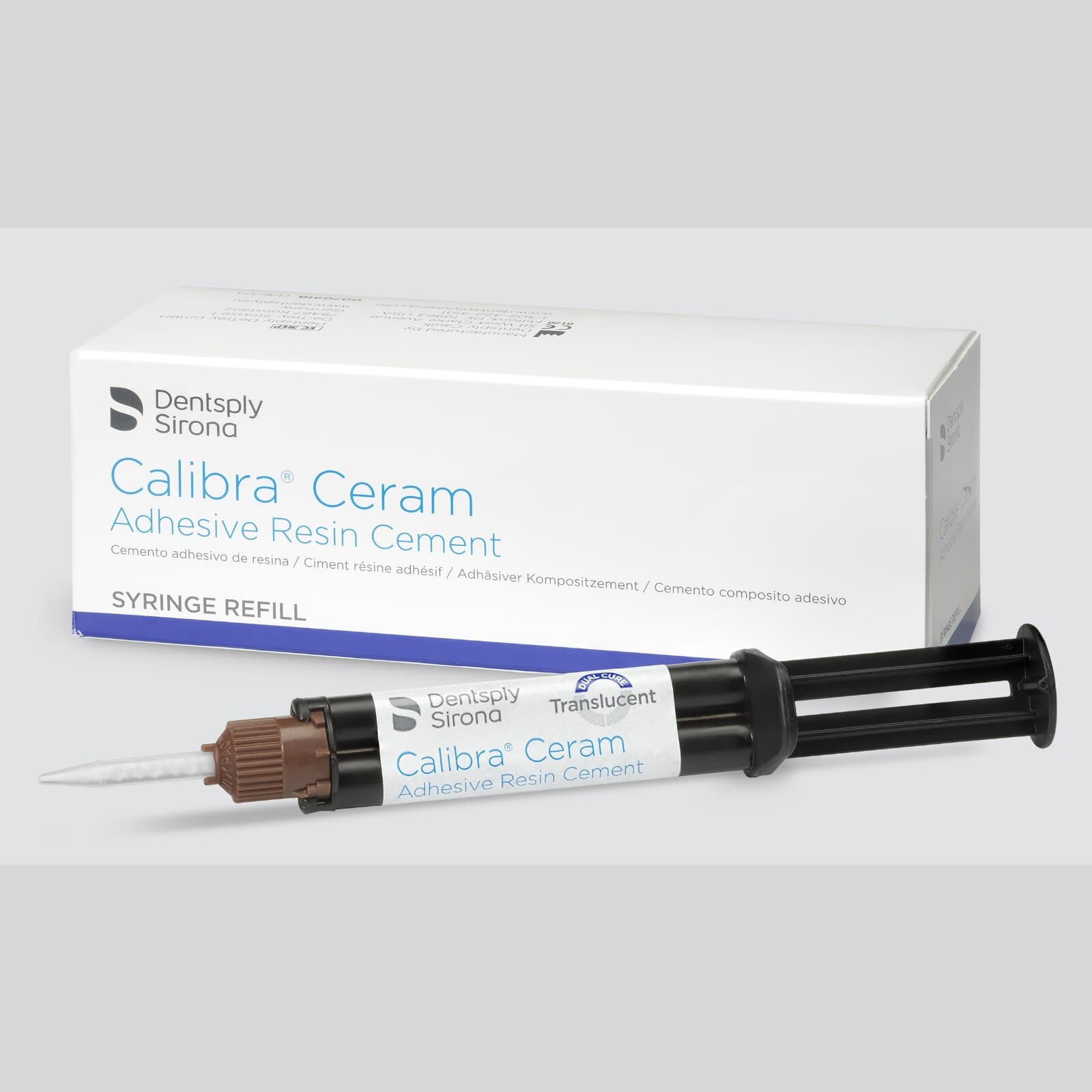 Calibra Ceram Dual Cure Automix Adhesive Resin Cement, Syringe Refill, Translucent, 4.5 g, 1/Pk, 607194 thumbnail 9