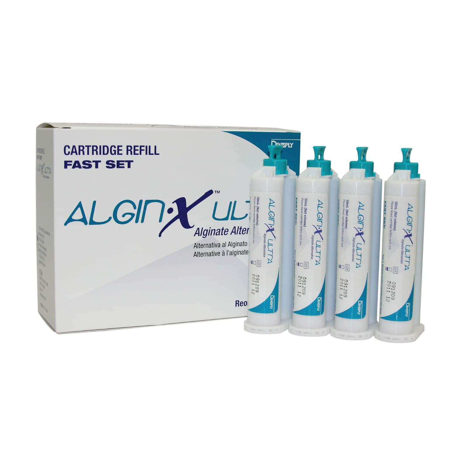 Algin-X Ultra Alginate Alternative, Fast Set, 50 ml Cartridge Refill, 4/Pk, Blue, Spearmint, 61E800 thumbnail 7