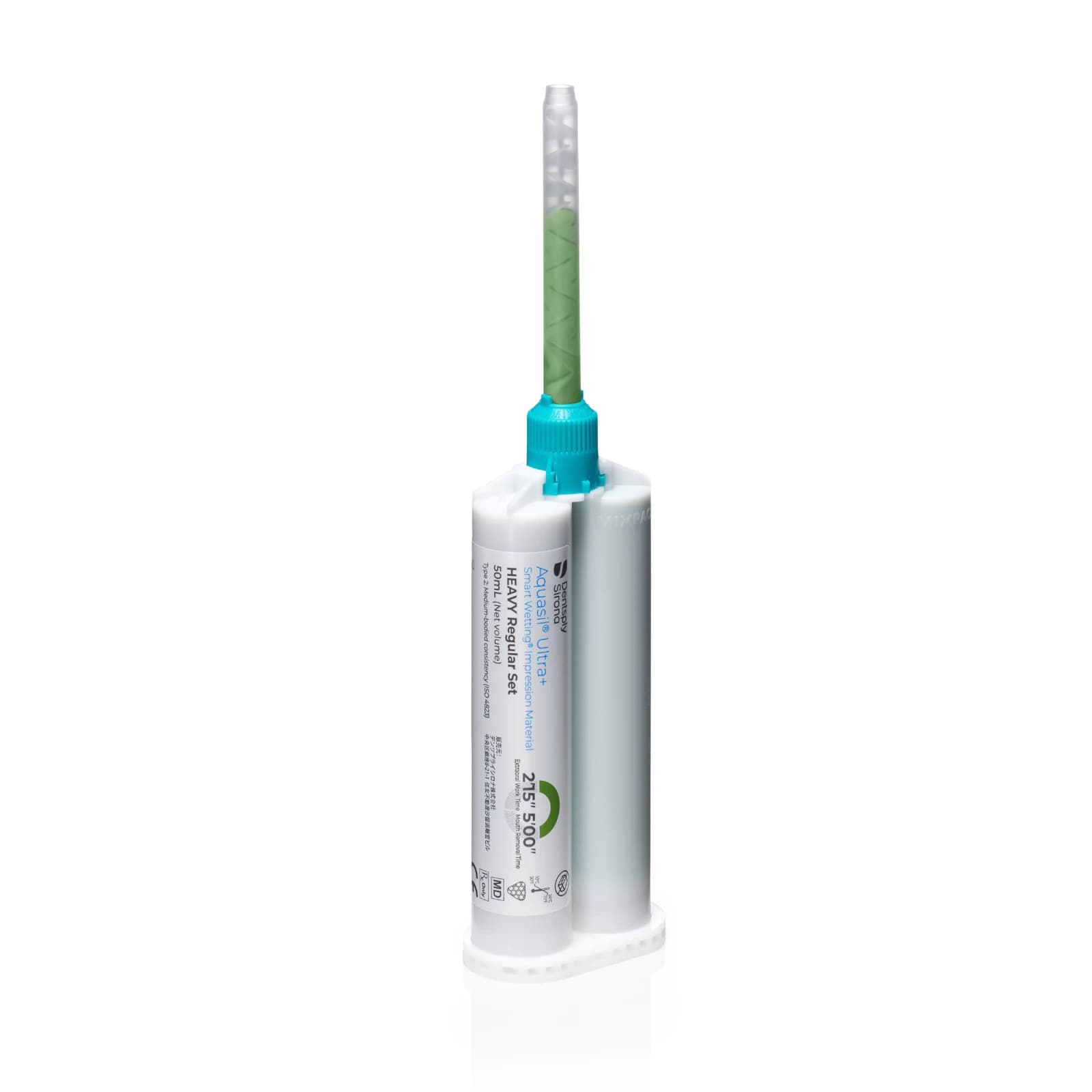 Aquasil Ultra+ Smart Wetting VPS Impression Material, Heavy Body, Regular Set, 50 mL Cartridge Refill, Light Green, Mint, 4/Pk, 678675 thumbnail 5