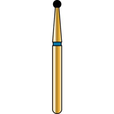 Alpen Multi-Use Diamond Bur, FG #801 Round 1.4mm, Coarse Grit, Blue, 5/Pk, 801-014C thumbnail 2