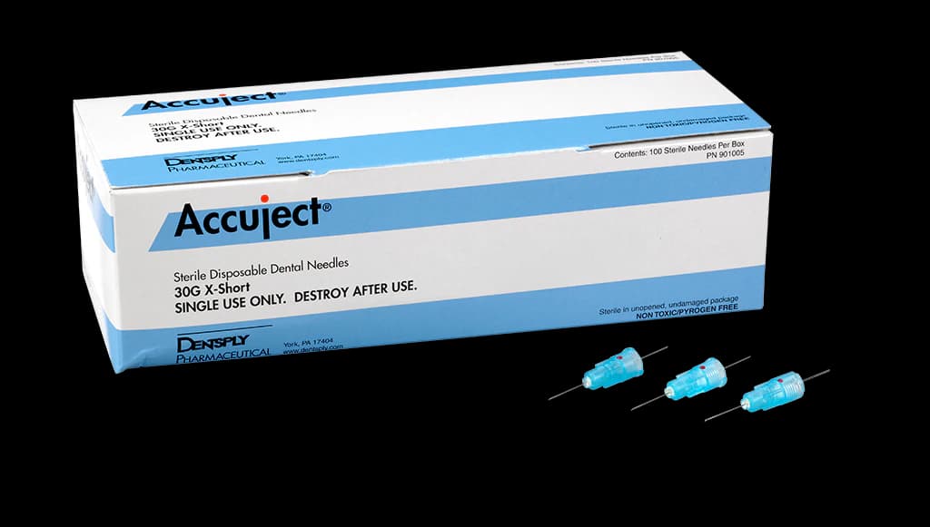 Accuject Disposable Dental Needles, Plastic Hub, 30 Gauge, Extra Short (12mm), Blue, 100/Box, 901005 thumbnail 12