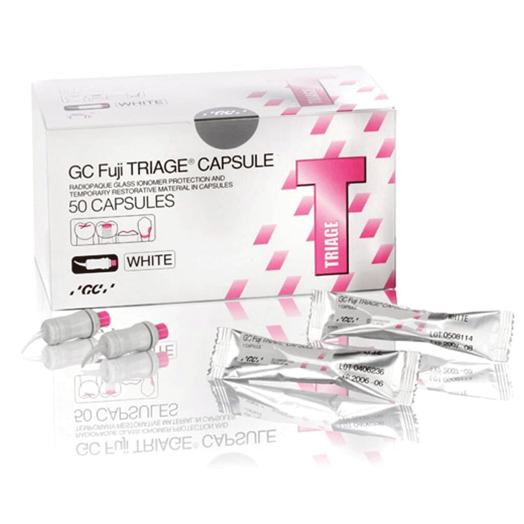 GC Fuji TRIAGE Glass Ionomer Sealant & Surface Protectant Capsules, White, 0.13 ml, 50/Pack, 002269 thumbnail 5