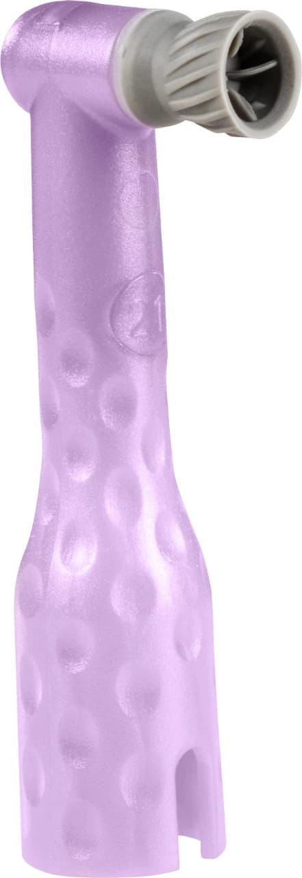 NUPRO revolv Slim Disposable Prophy Angles, 90-Degree, Spiral Cup, Latex-Free, Lavender Pearl, 200/Box, 965264 thumbnail 3
