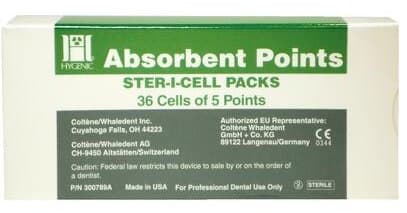 Hygenic Ster-I-Cell Absorbent Paper Points, X-Fine, White, 180/Box, H03202 thumbnail 10