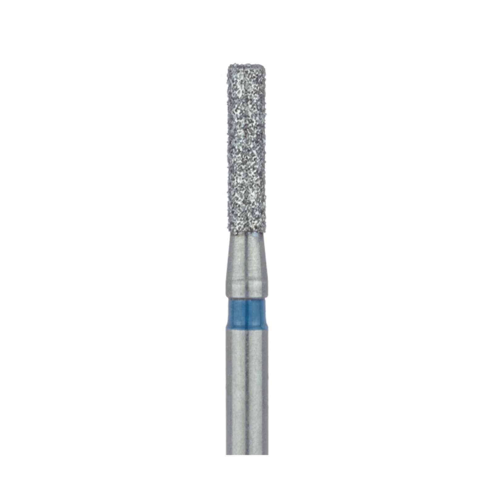 Meisinger Multi-Use Diamond Bur, FG, Long Flat End Cylinder, #837, 1.4 mm, Medium Grit, Blue, 5/Pk, 837-014-FG thumbnail 4