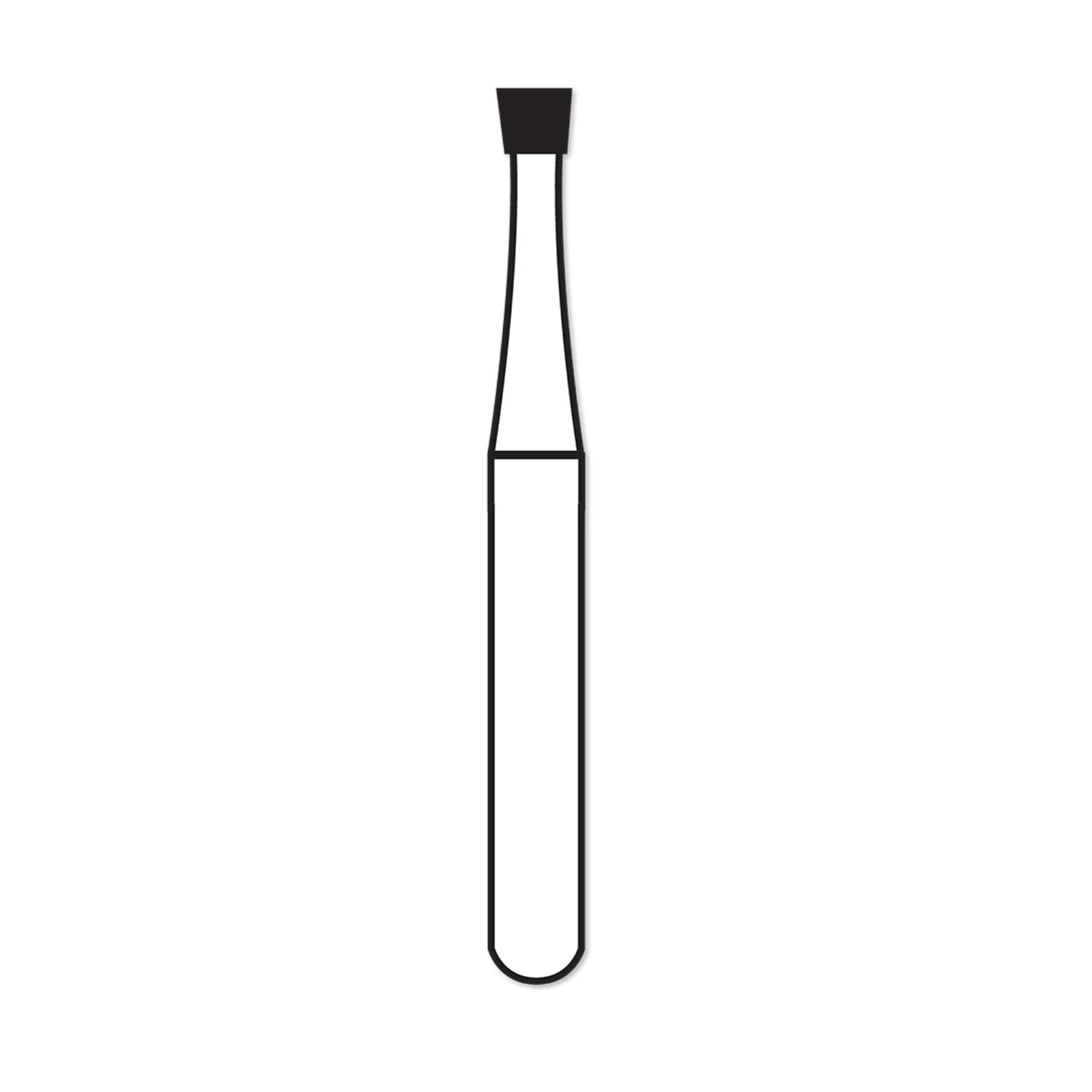 Alpen FG Carbide Bur, #33 1/2, Inverted Cone, Short Shank, 0.7 mm, 10/Pack, R3331/2 - Alpen® FG Carbide Burs - #33 1/2 SS - Image 1