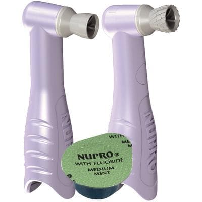 NUPRO® revolv® Disposable Prophy Packs, Coarse, Soft Cup, Razzberry, Latex-Free, 100/Pkg, 965553RC thumbnail 2