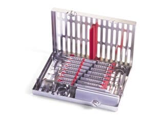 Hu-Friedy IMS Signature Series Small Instrument Cassette, 8-Instrument with Accessory Area, Purple, 5.5" x 8" x 1.25", 1/Pk, IM5086 thumbnail 3