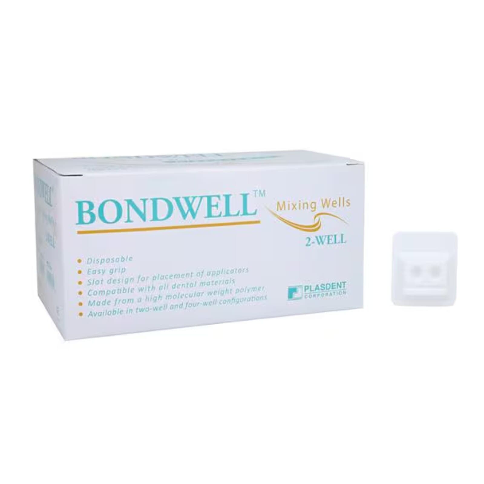 Bondwell Disposable Mixing Wells, 2-Well, White, 200/Pk, 900MW-2 thumbnail 11