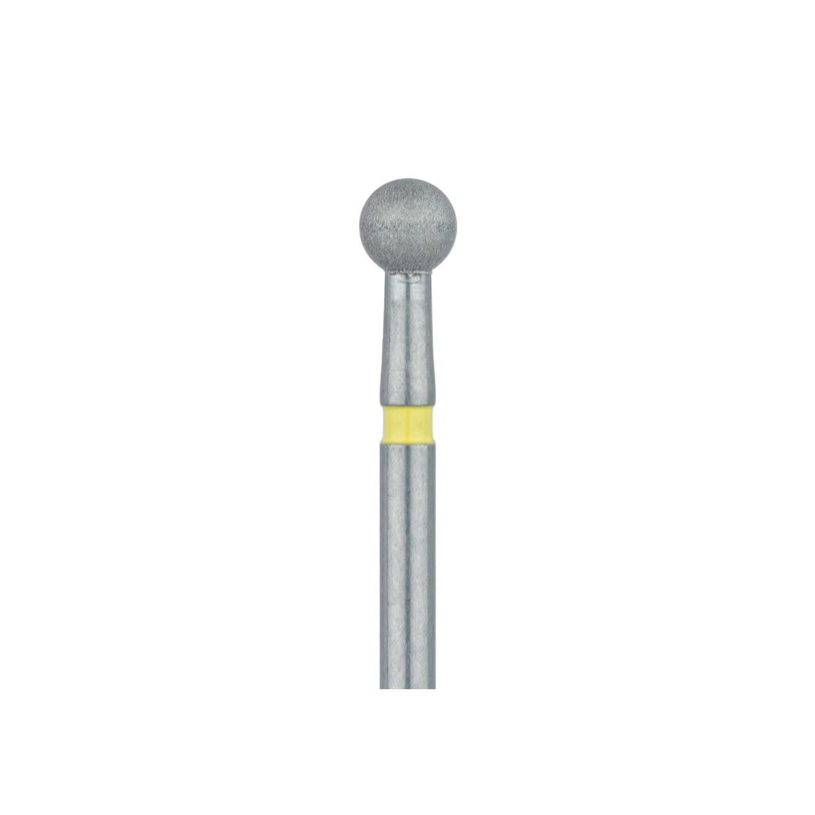Meisinger 801C-027-FG Diamond Bur, Round, 2.7mm, X-Fine Grit, Friction Grip, 5/Pk thumbnail 3