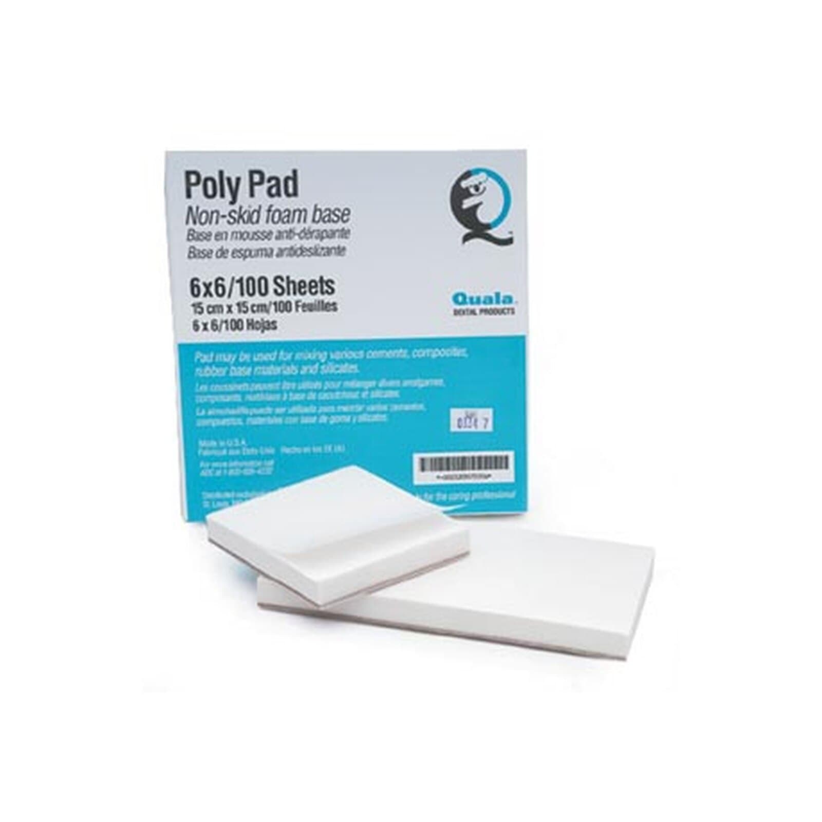 Crosstex Poly-Coated Mixing Pads, 3" x 3", 100 Sheets/Pad, KPAD33 thumbnail 2