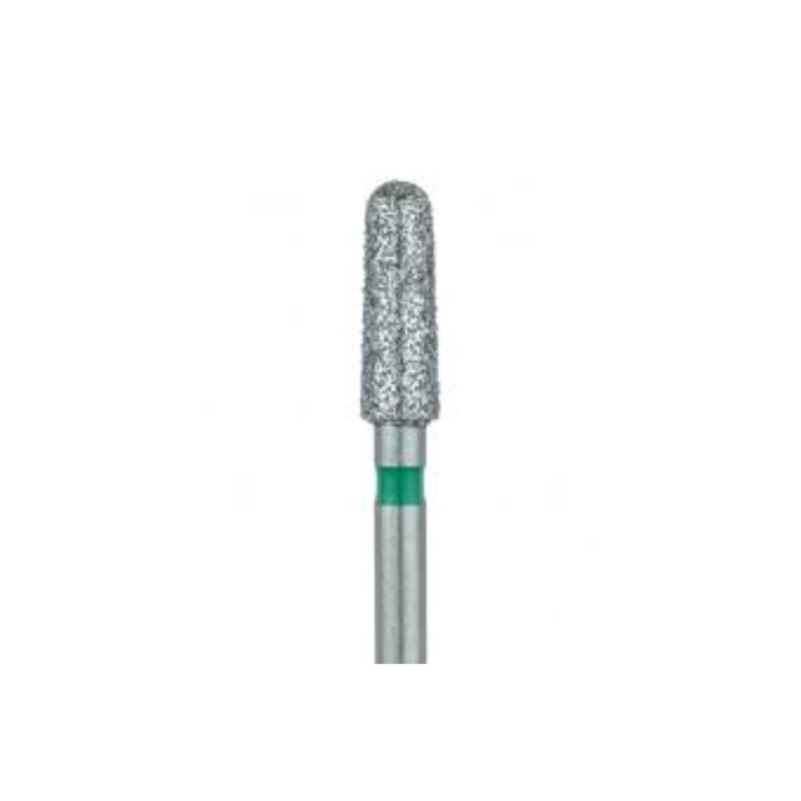 Meisinger Multi-Use Diamond Bur, FGSS, Round End Taper Chamfer, #849G, 2.5 mm, Coarse (Green), 5/Pk, 849G-025-SS thumbnail 4