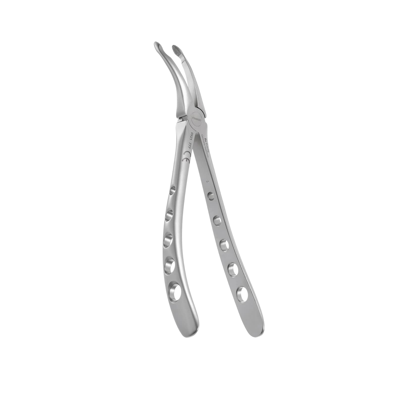 Hu-Friedy Atraumair Diamond-Dusted #44 Root Extraction Forceps, Serrated, 1/Pkg - 44 Root Forceps Diamond Dusted - Image 1