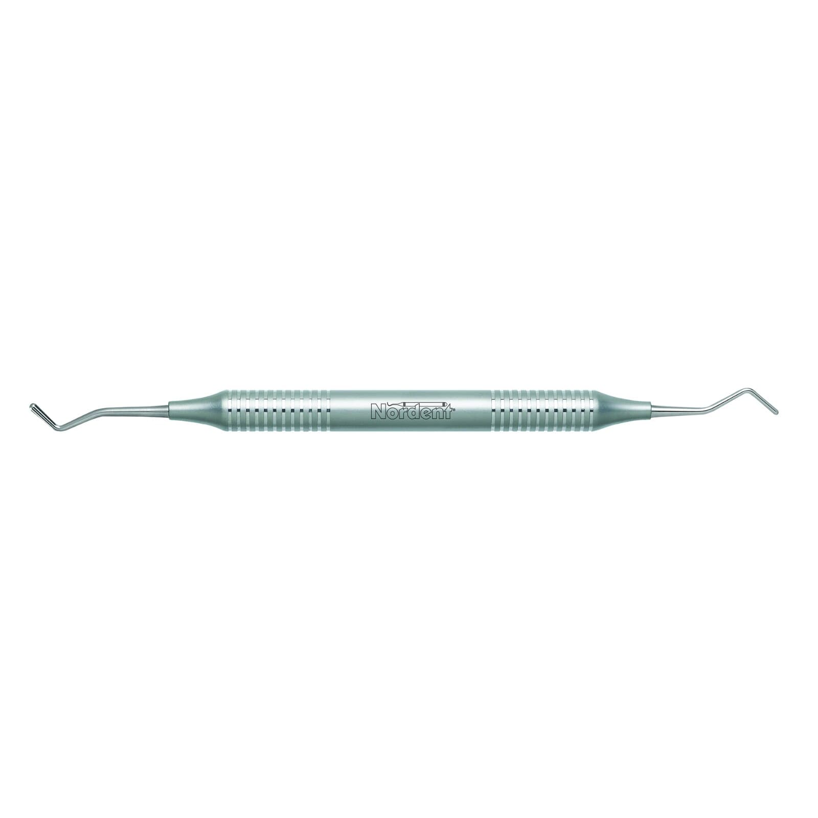 Nordent #N117S Double-End Burnisher, DuraLite Round Handle, 1.3mm & 1.9mm Tips, Stainless Steel - Burnisher – # N117S, DuraLite® Round Handle, Double End - Burnisher – # N117S, DuraLite® Round Handle, Double End - Image 1