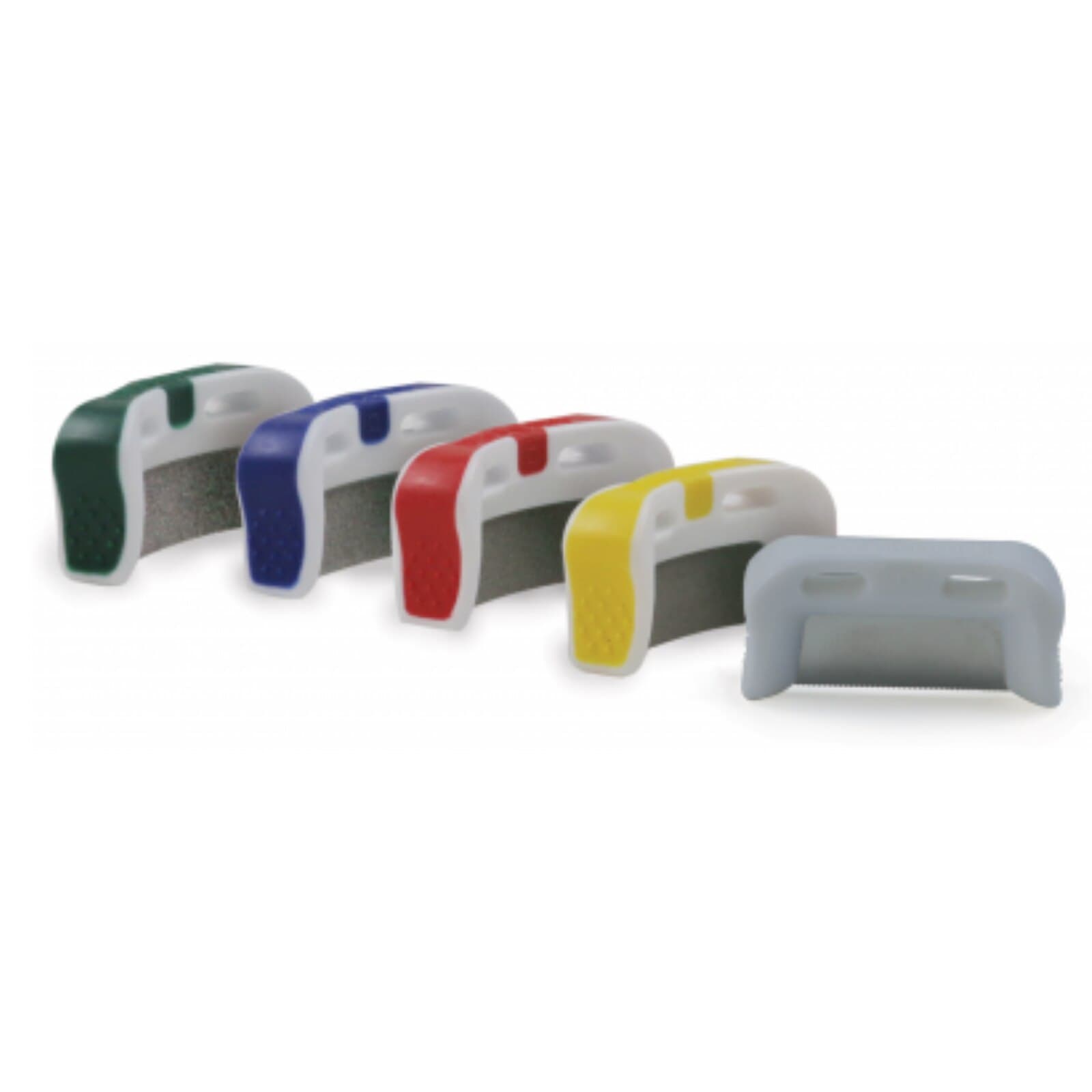 SmartStrip Finishing Strips, Curved, Single-Sided, Coarse, Green, 0.18mm, 10/Pk, SSC-C thumbnail 2