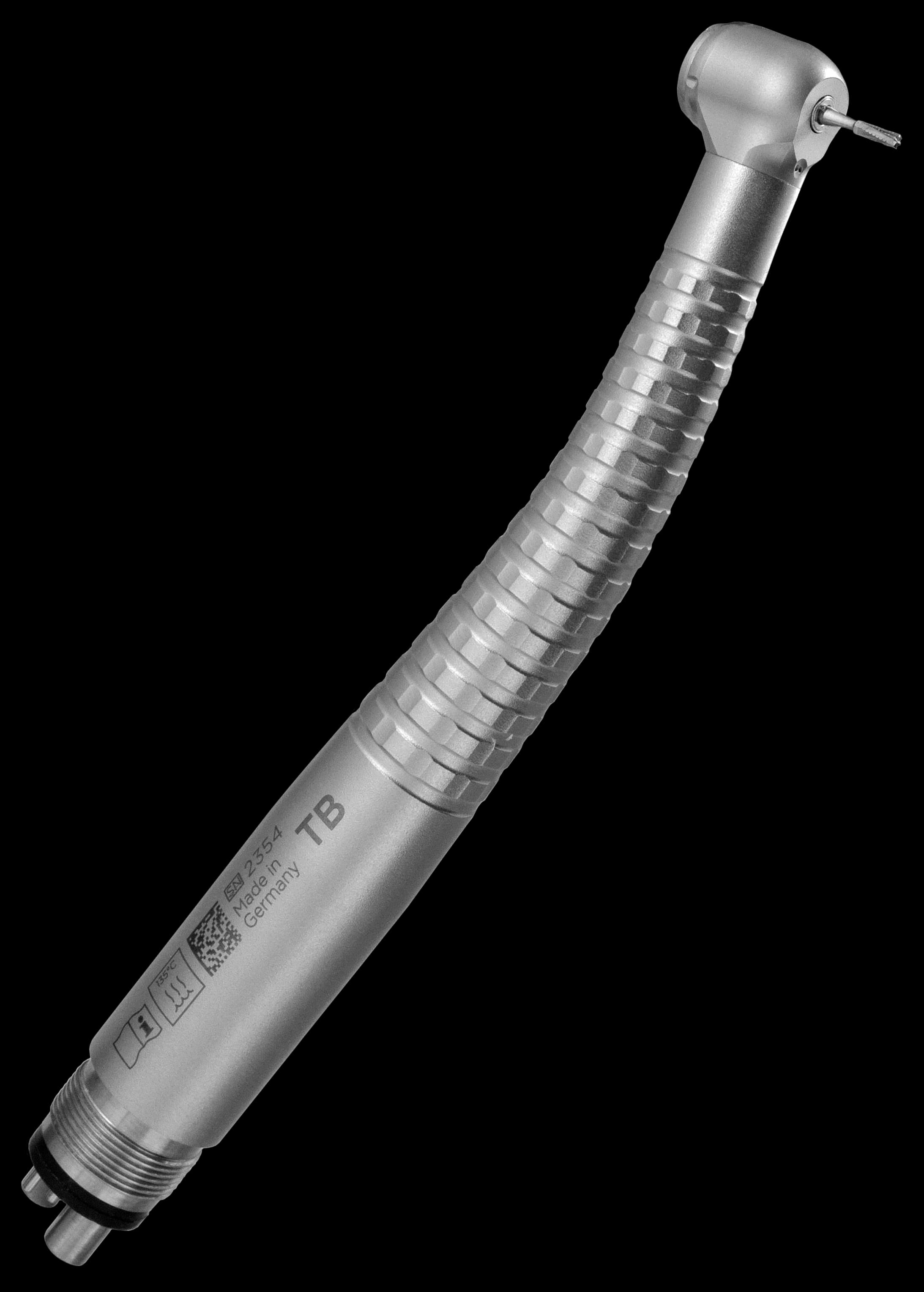 Midwest Tradition TB Push Button High-Speed Air Handpiece, Fixed Backend, 4-Hole, Non-Fiber Optic, 790344 thumbnail 3