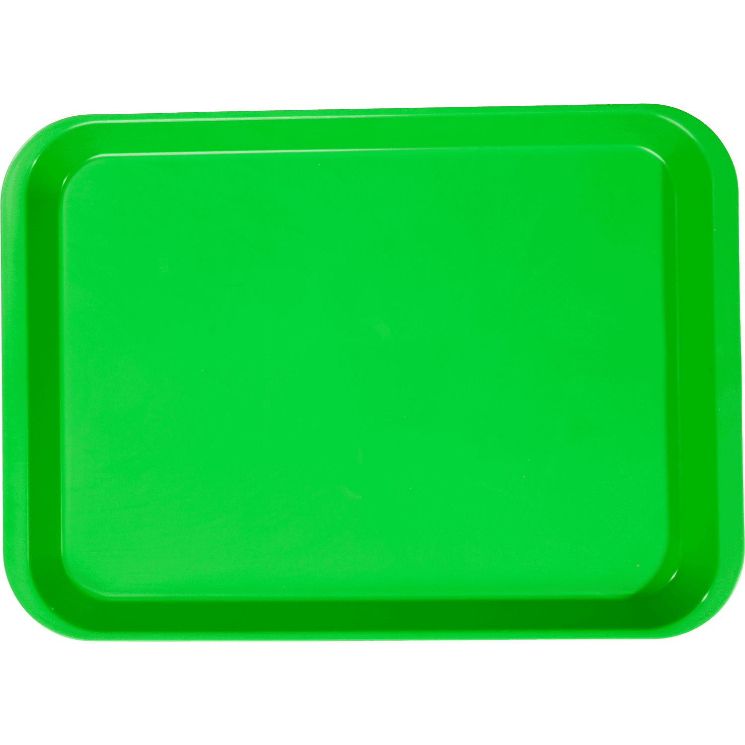 Zirc B-Lok Flat Set-Up Tray, Size B, Neon Green, 13-3/8" x 9-5/8" x 7/8", 20Z401P thumbnail 4