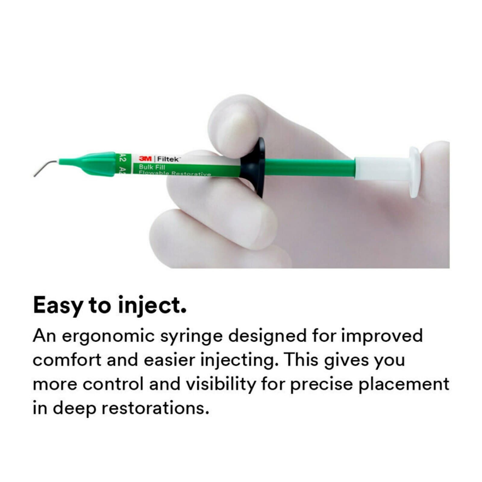 3M Filtek Bulk Fill Flowable Restorative Syringe Refill, Shade A3, 2 g, 2/Pkg, 4862A3 thumbnail 18
