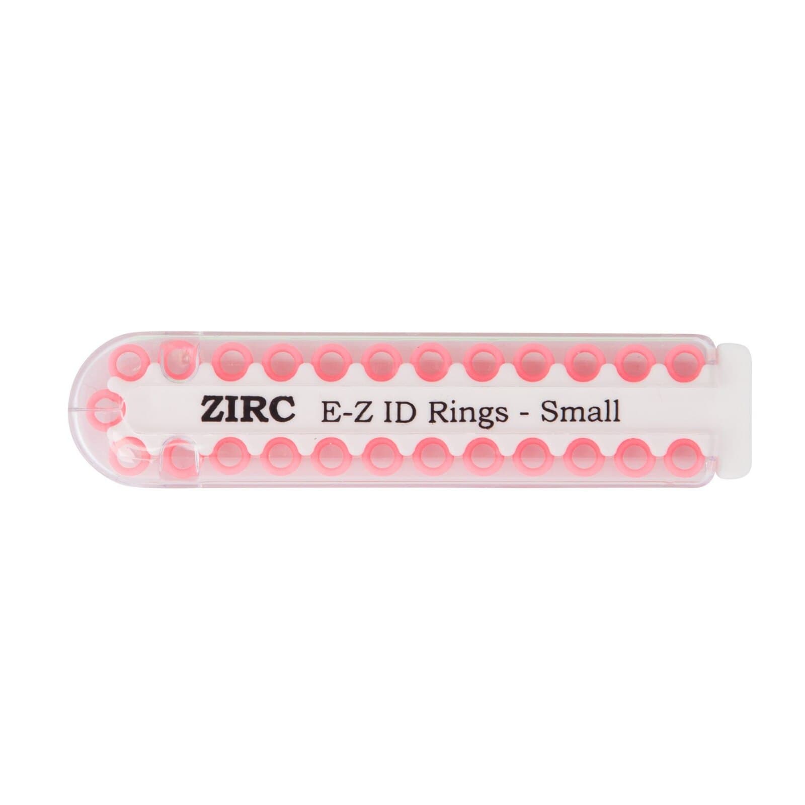 Zirc E-Z ID Instrument Rings, Small, Neon Pink, 1/8" Diameter, 25/Pack, 70Z100S thumbnail 2