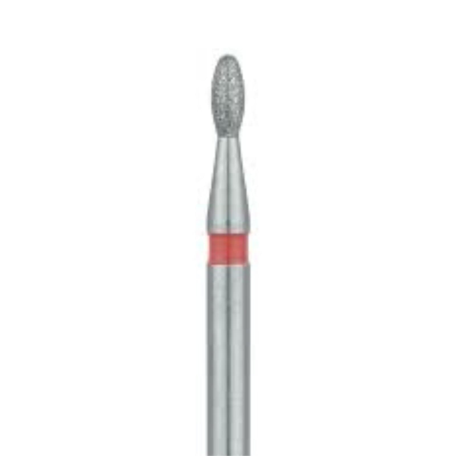 Meisinger Multi-Use Diamond Bur, FG, Football/Egg, #833F, 2.1 mm Head, 4.2 mm Working Length, Fine (Red), 5/Pk, 833F-021-FG thumbnail 4