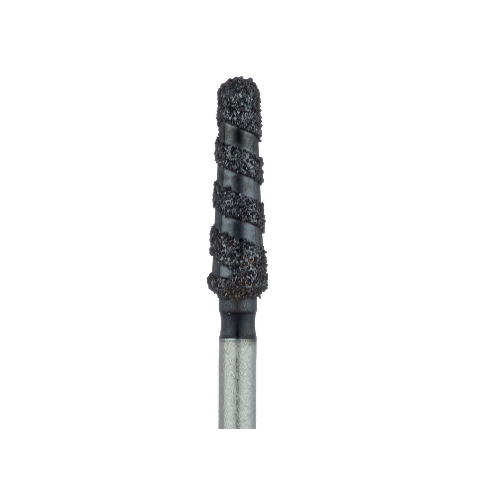 Meisinger Black Cobra Diamond Bur, FG, #B850-021, Round End Taper, Super Coarse, 2.1 mm, 5/Pk, B850-021-FG thumbnail 4