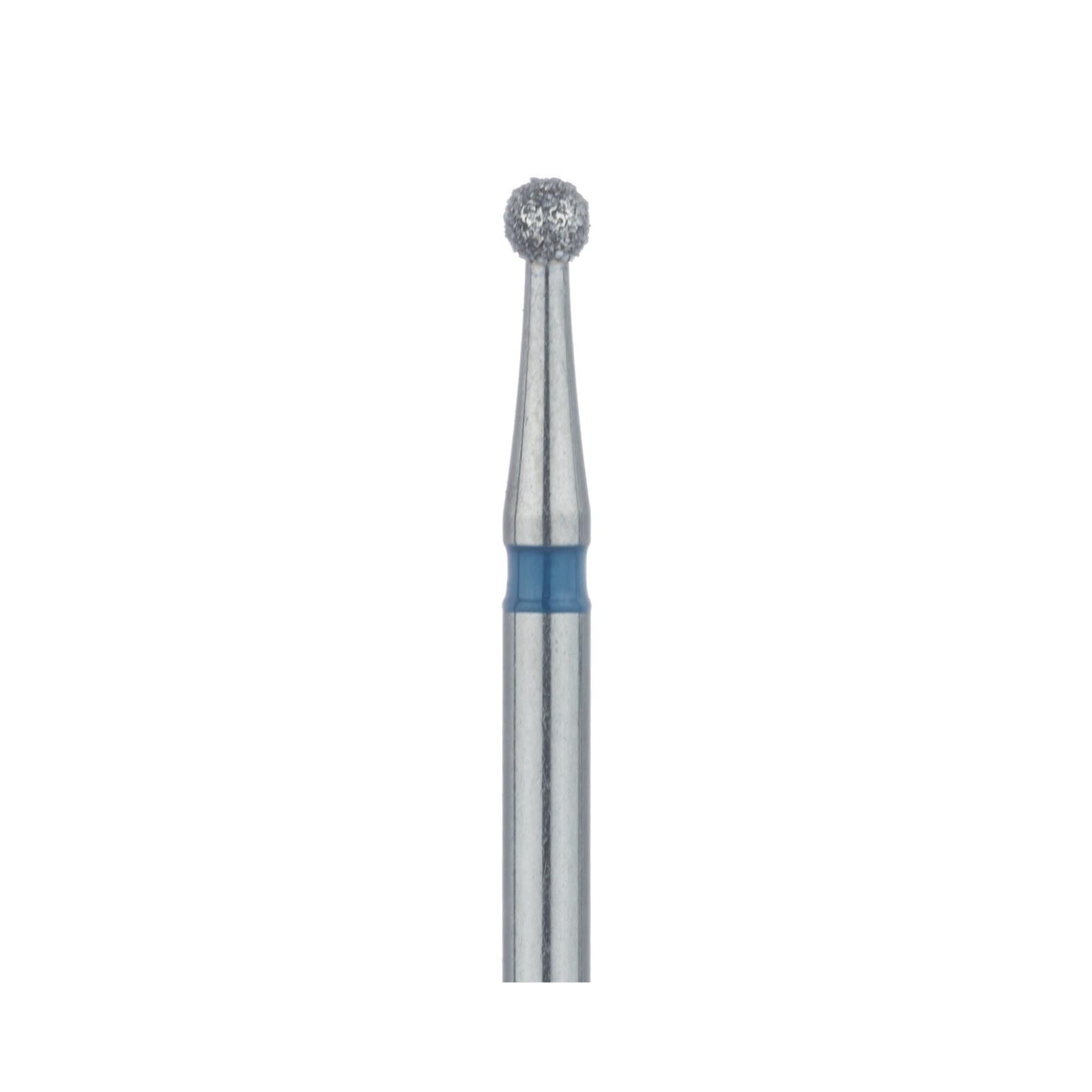 Meisinger Multi-Use Diamond Bur, FG, Round, #801, 1.6 mm, Medium Grit, Blue Ring, 5/Pk, 801-016-FG thumbnail 4