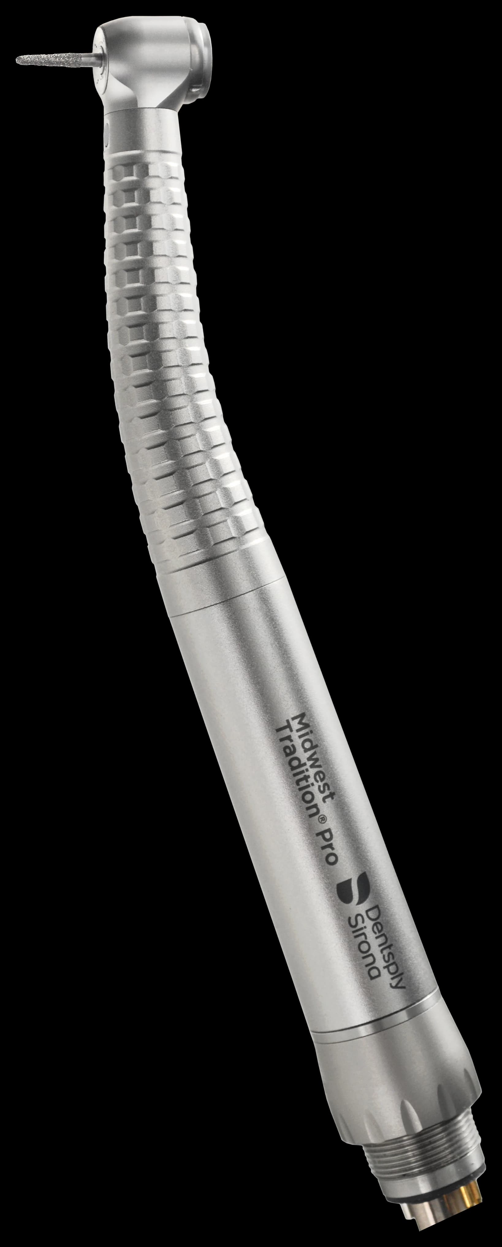 Midwest Tradition Pro High-Speed Fiber-Optic Handpiece, K-Coupler, Push Button Chuck, 6-Pin, 770445 thumbnail 3