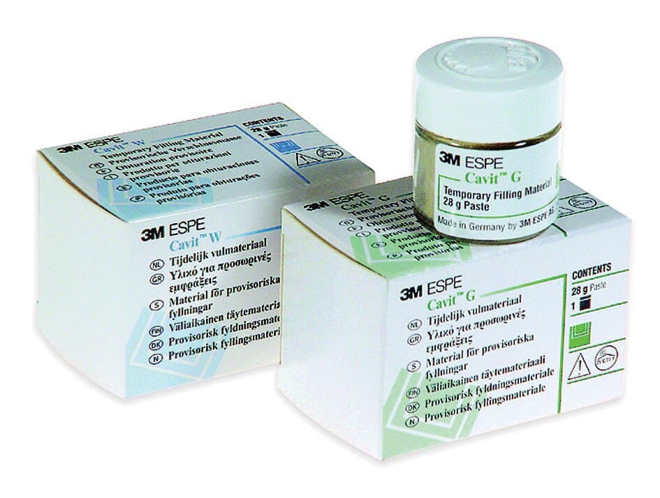 Cavit-W Temporary Filling Material, Medium Set, 7 g Tube, White, 10/Pk, 44350 thumbnail 8