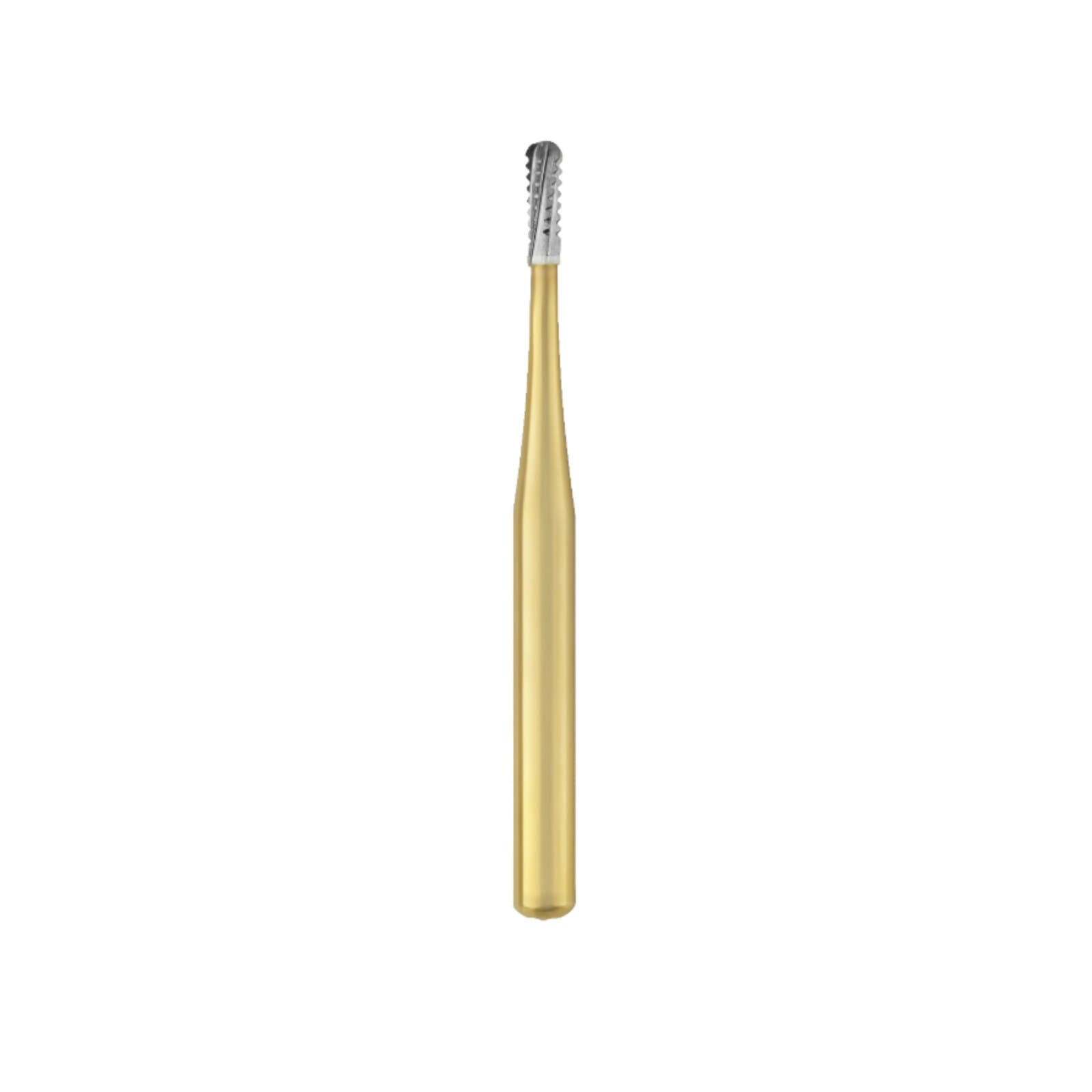 Great White Gold Series Carbide Burs, FG, Pear, #GW245, 100/Pk, 13089 thumbnail 3