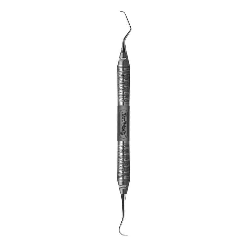 Hu-Friedy H5/137 Mini Five Sickle Scaler/Curette, Double-Ended, #6 Satin Steel Handle thumbnail 2