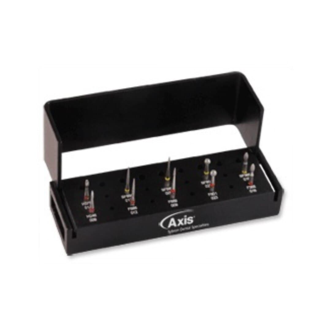 Kerr LS-7521 FAHL Anterior & Posterior Composite Finishing Set, NTI Diamonds & Carbides, 6-Piece Kit thumbnail 2