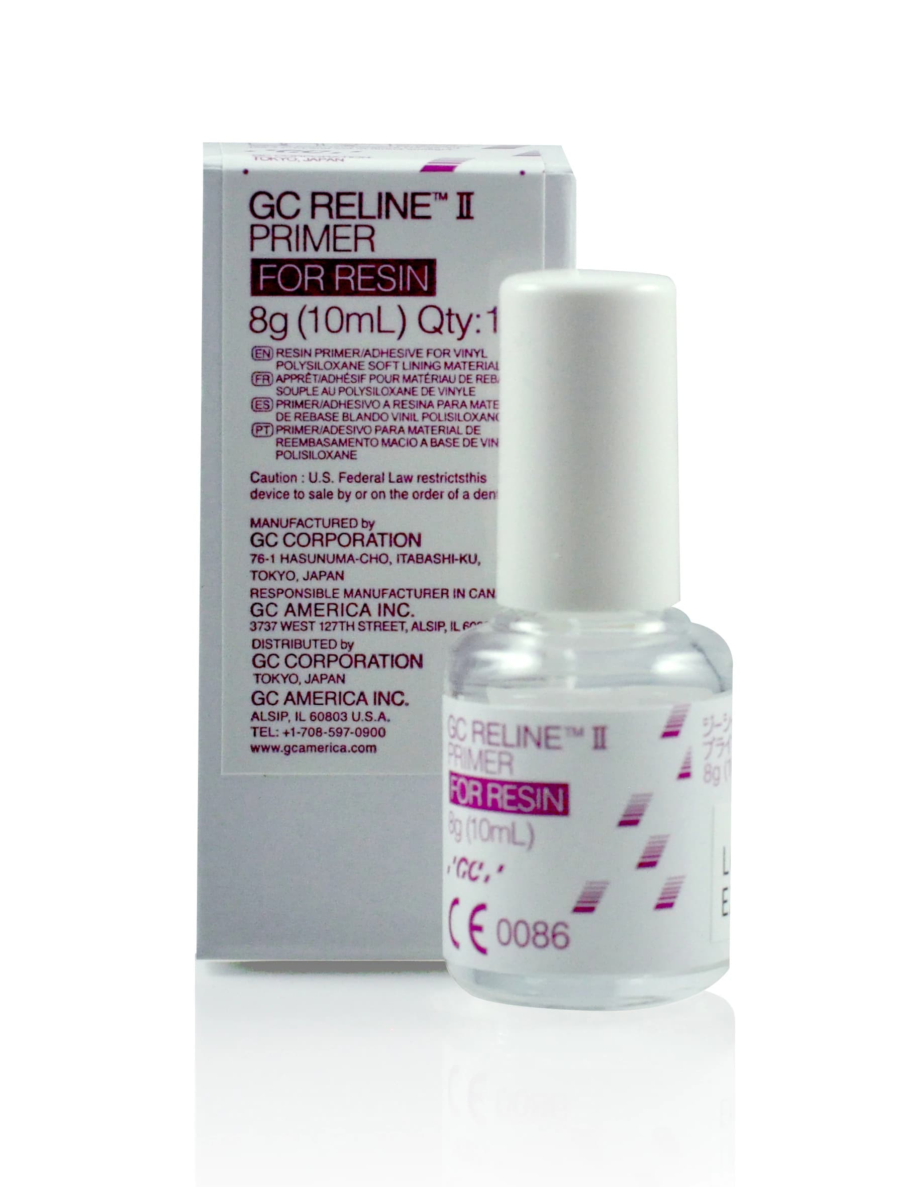 GC Reline II Primer for Resin, 10 ml Bottle, 1/Pk, 010272 thumbnail 9