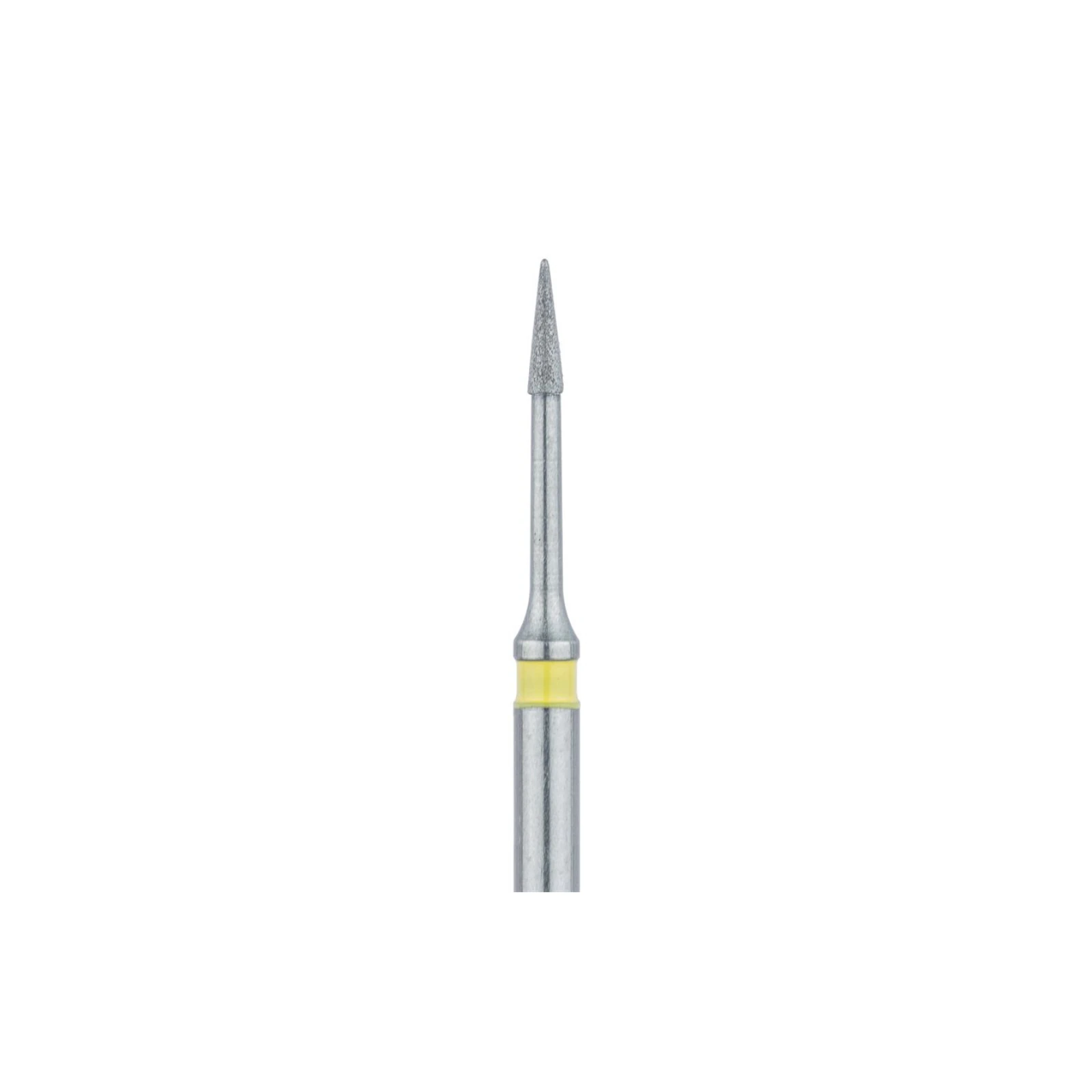 Meisinger 890LC-008-FG Extra Fine Diamond Bur, Needle Shape, 0.8 mm Head, Friction Grip, 5/Pk thumbnail 3