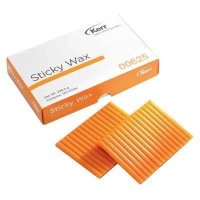 Kerr Lab Sticky Wax Amber Sticks, Hard Fast-Setting Wax, 15 Sticks/Box, 00623 - Sticky Wax Amber Sticks Box of 15 - Image 1
