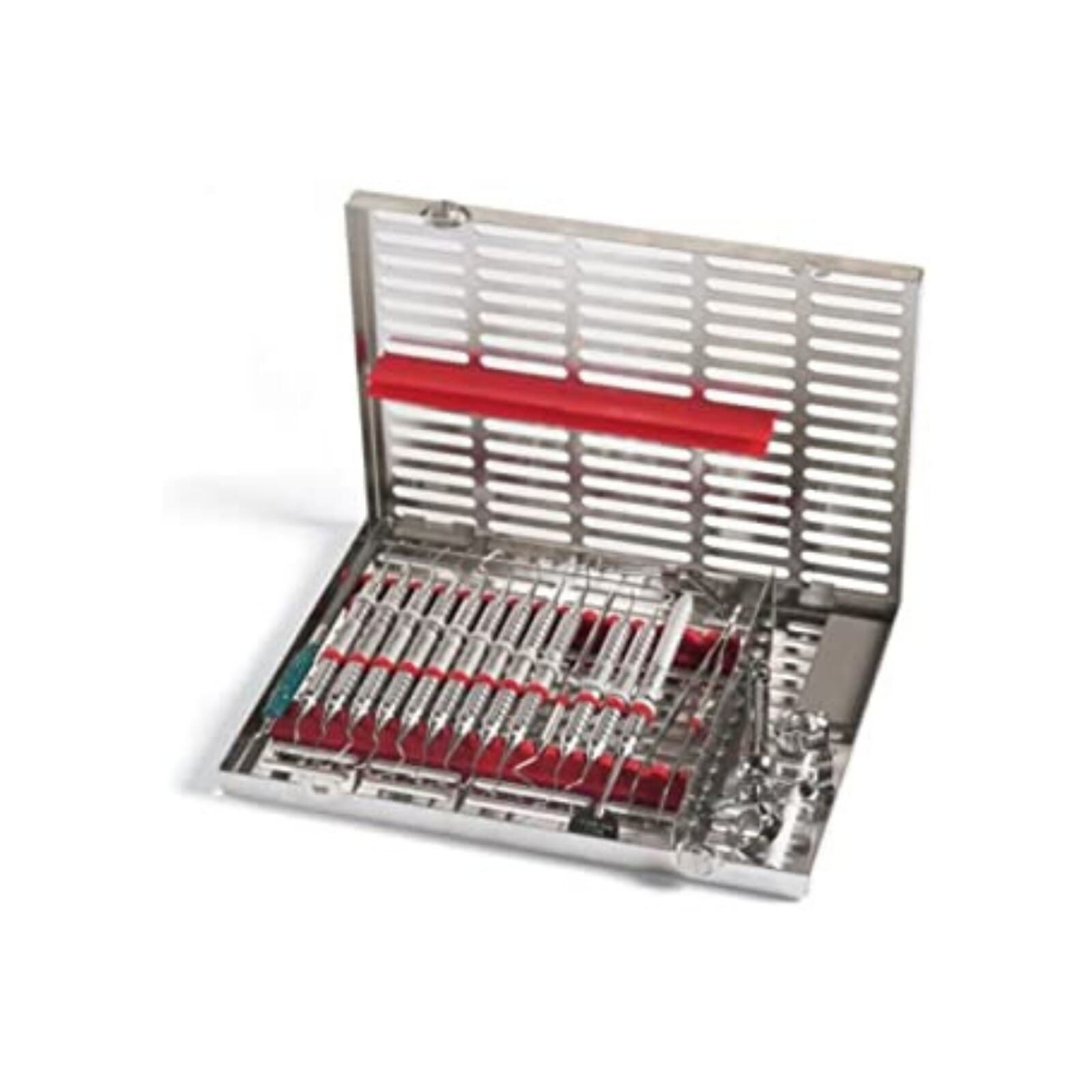 Hu-Friedy IMS Signature Series Cassette, 20-Instrument, Large, Red, 8" x 11" x 1.25", IM4200, 1/Pk thumbnail 3