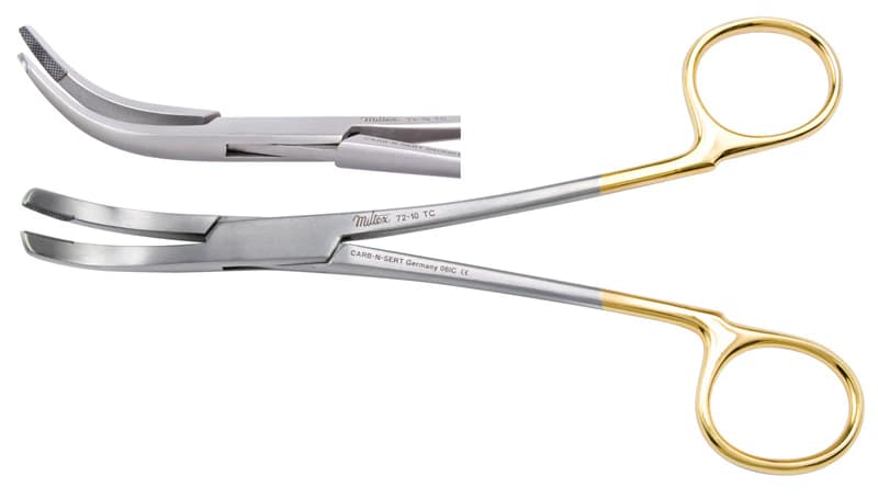 Miltex Wynman Crown Gripper, Tungsten Carbide Jaws, 6-1/4" (160mm), Without Ratchet, 72-10TC thumbnail 3