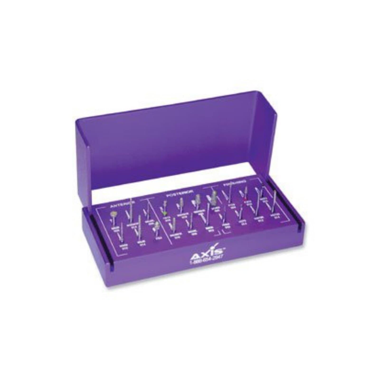 Kerr LS-7541 LVI Esthetic Preparation Set, Logic Set, FG/HP Shank, 20-Piece Kit thumbnail 2