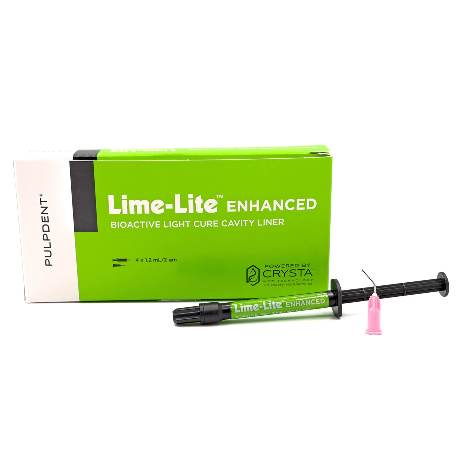Pulpdent Lime-Lite Enhanced Light Cure Cavity Liner, 1.2 mL Syringe Kit, 4/Pk, LLE thumbnail 13