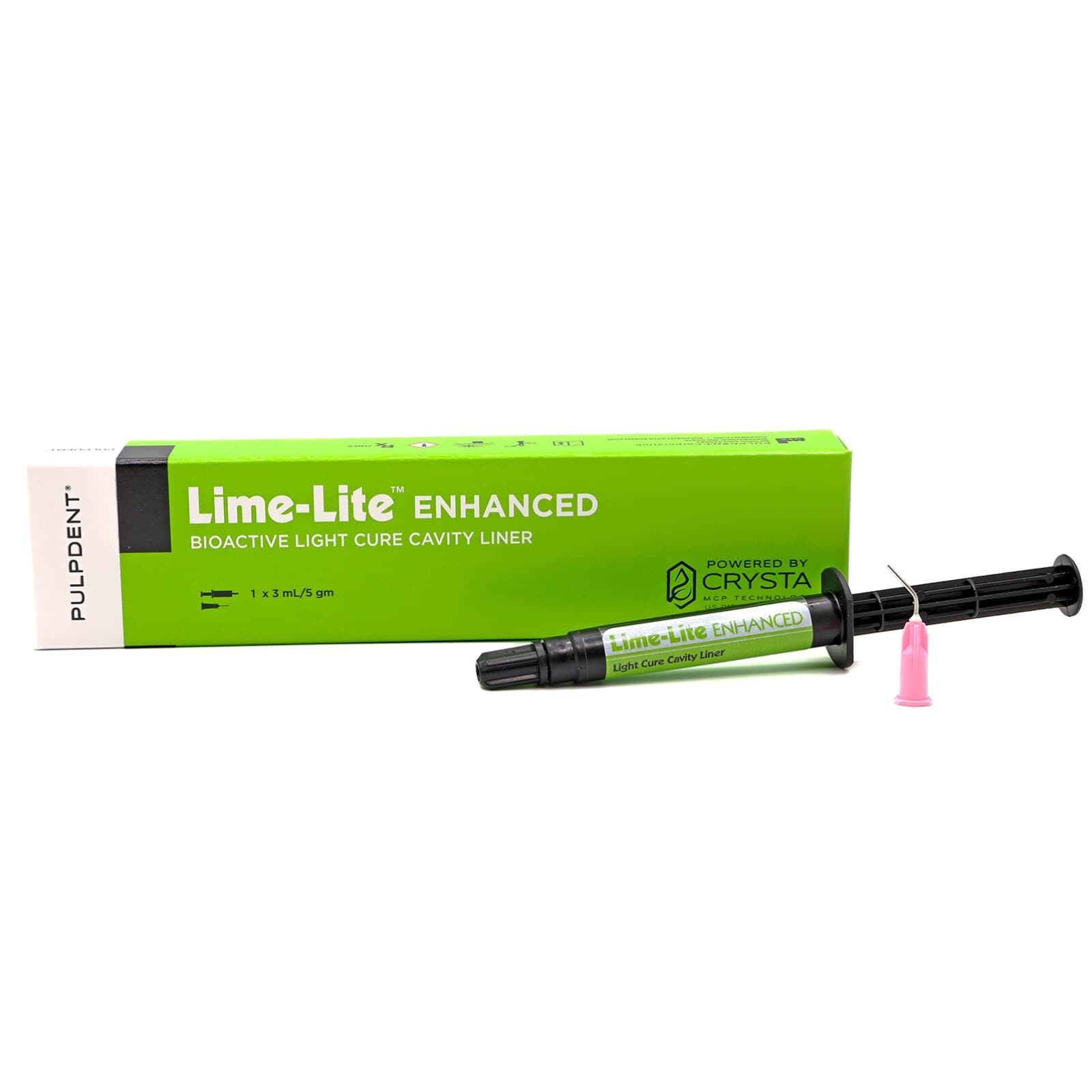 Lime-Lite Enhanced Light Cure Cavity Liner Refill, 3 mL Syringe, LLE3 thumbnail 15