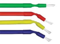 Benda® Brush Mini Single-Ended Disposable Applicators, Fine Point, Yellow, Big Box of 576, 370603 thumbnail 3