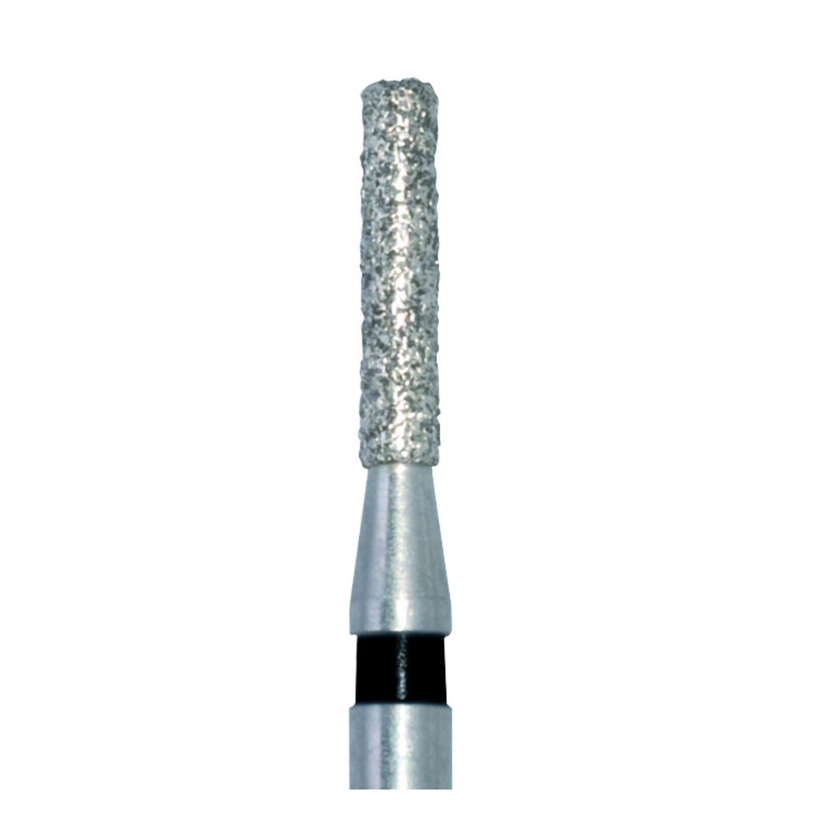 Meisinger 841H-012-FG Diamond Bur, Super Coarse (Black), Round Edge Cylinder, FG, 1.2 mm Head Diameter, 6.0 mm Head Length, 5/Pkg thumbnail 3