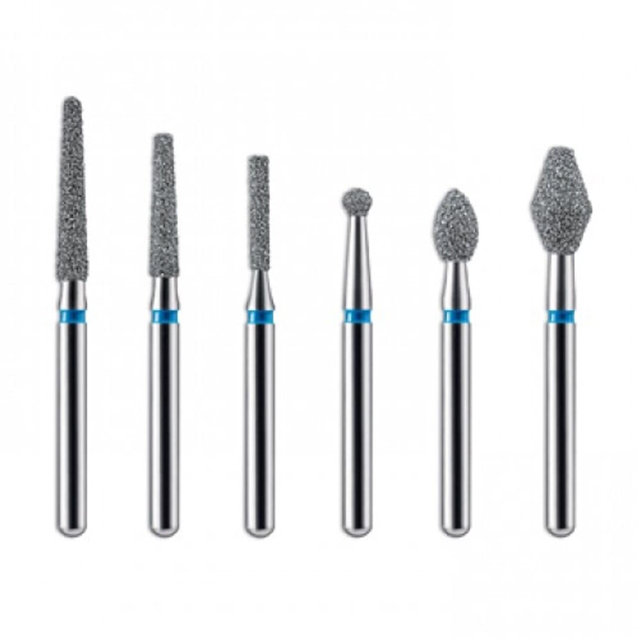 NTI Diamond Bur, FG, Fine, Round End Flame, #F274-016, 1.6 mm, Red, 5/Pk thumbnail 2