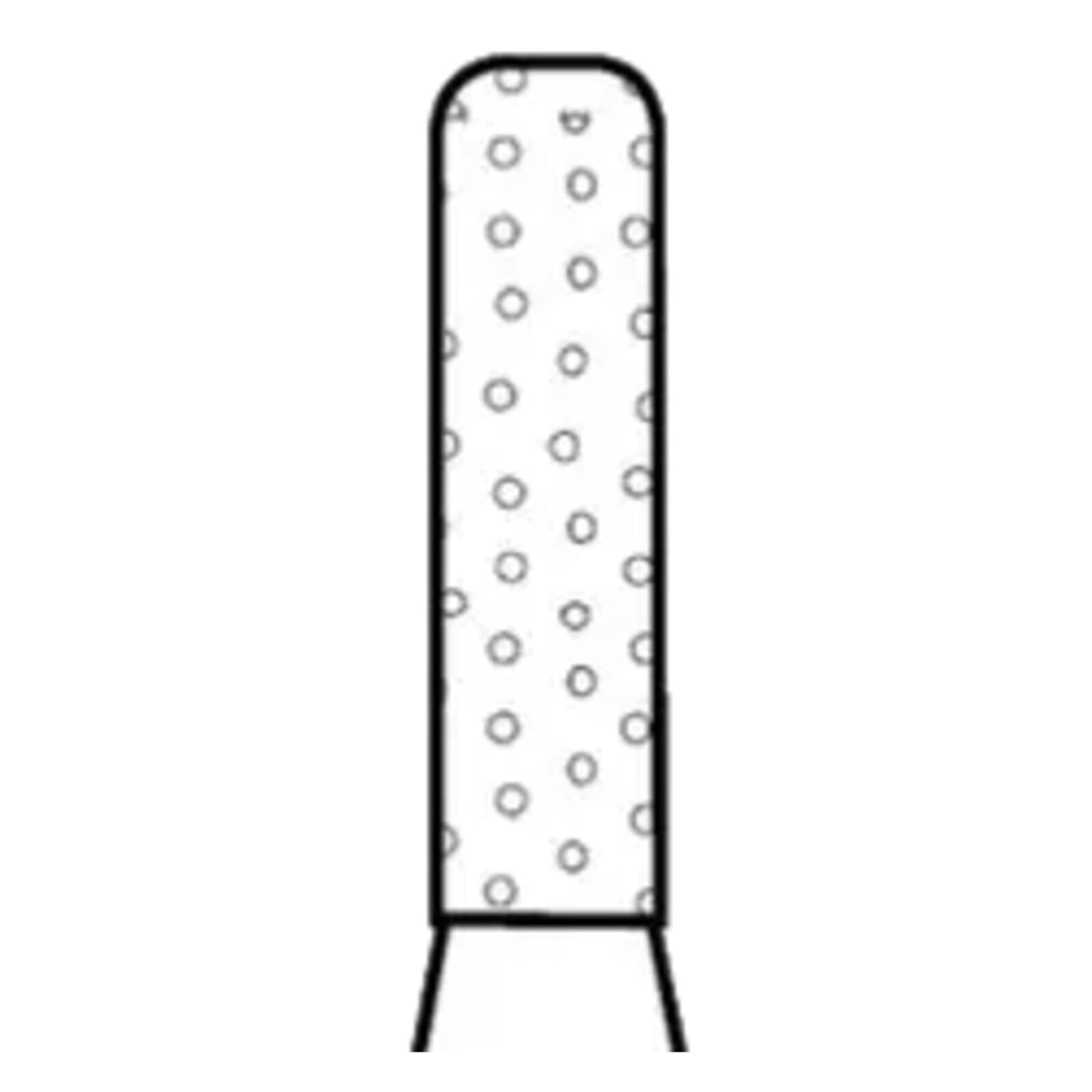 Two Striper Diamond Bur, FG, KS Cylinder Round Edge, 585.5, 1.3 mm, Coarse, Green, 5/Pk, 2015305 thumbnail 3