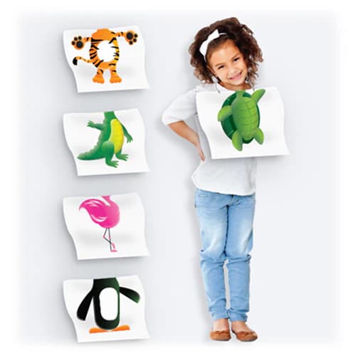 Zooby Pediatric Bibs, 2-Ply Poly Backed, Non-Permeable, 13.5" x 9", Assorted Animal Designs, 100/Box, 295200 thumbnail 13