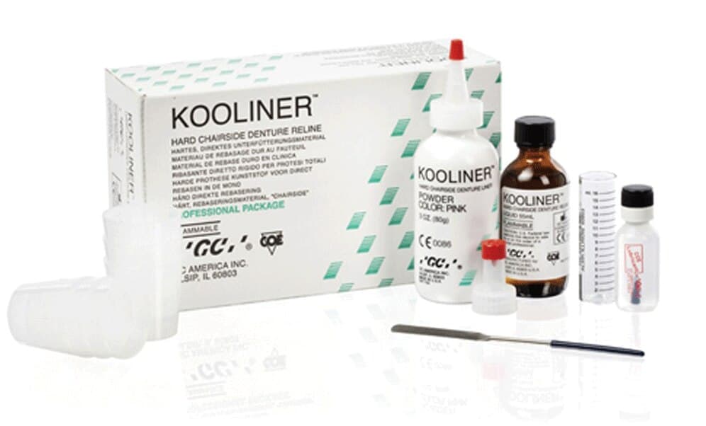GC America Kooliner Hard Denture Reline Material, Powder Refill, Pink, 3 oz Bottle, 345002 thumbnail 6
