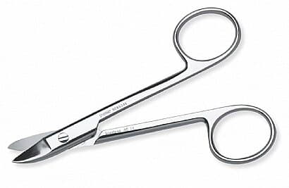 Premier Crown and Collar Scissors, Curved, Sharp, 5" (12.7 cm), Stainless Steel, 1/Pk, #9085346 thumbnail 3