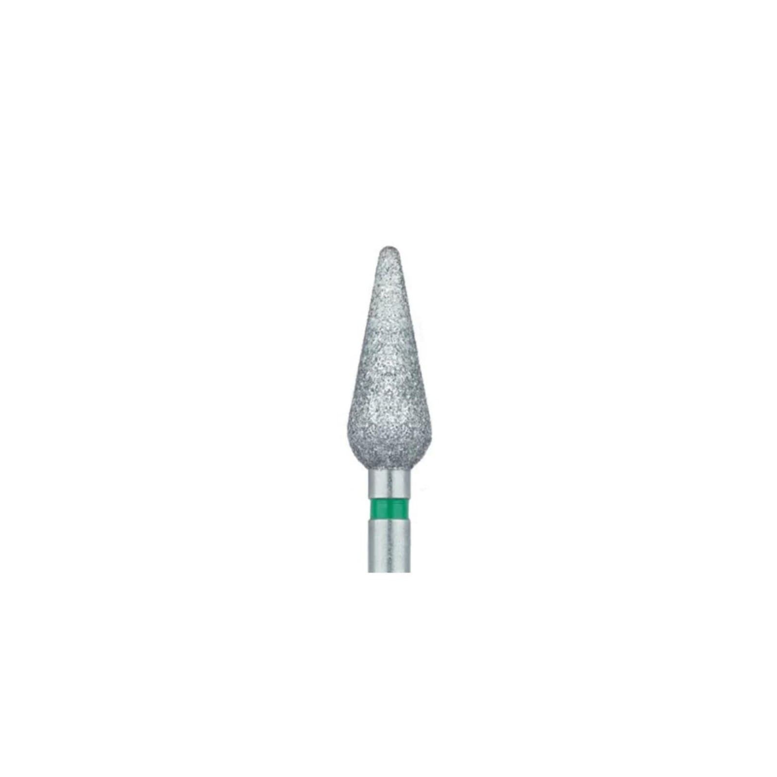 Meisinger 879-047-HP Multi-Use Diamond Bur, Medium Grit, Tapered Torpedo/Chamfer, 4.7mm Diameter, 12mm Working Length, HP Shank, 2/Pk thumbnail 3
