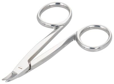 3M Crown Scissors, Curved Festooning, Stainless Steel, Smooth, Pointed Tip, 1/Pkg, 801203 thumbnail 3