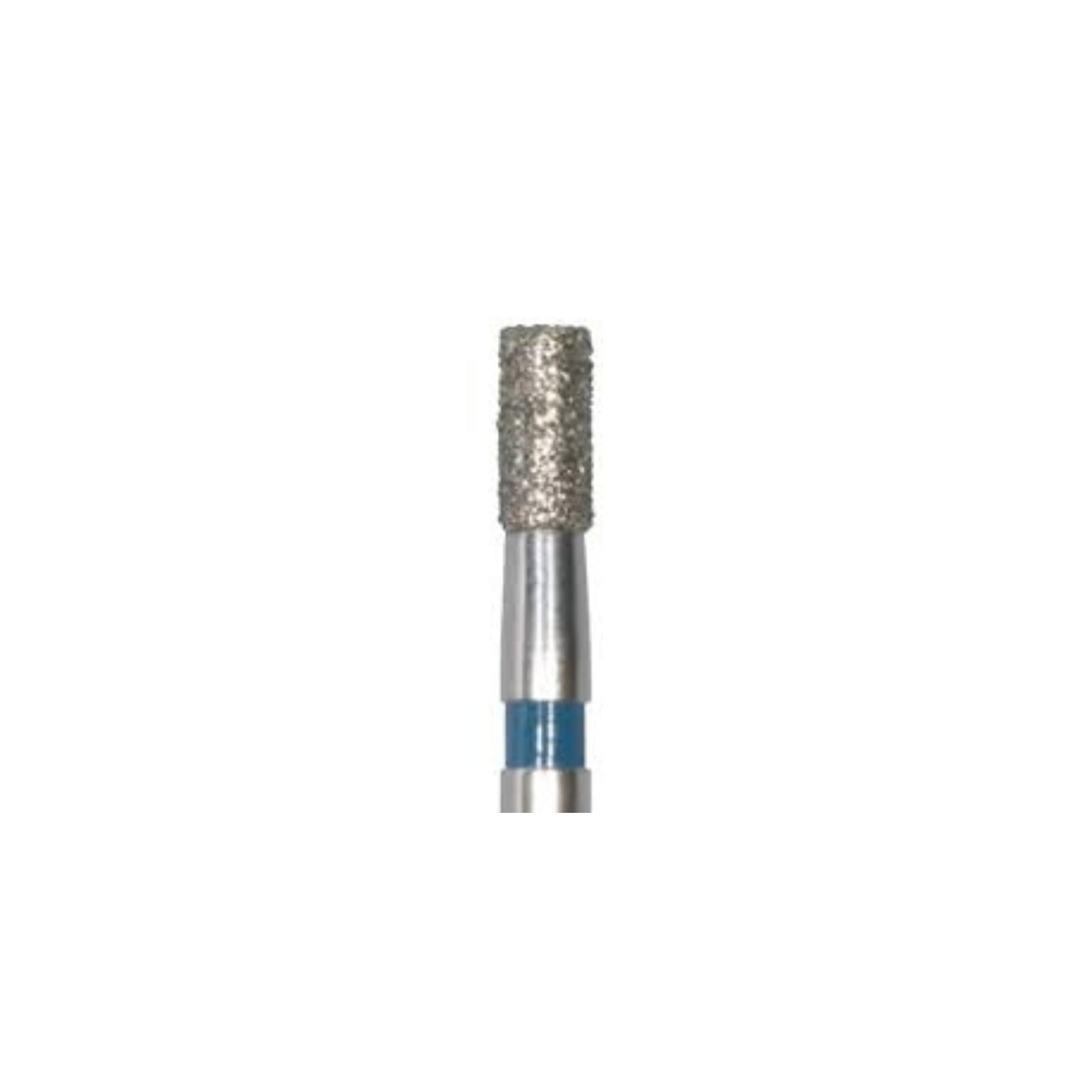 Meisinger 835-014-FG Medium Flat End Cylinder Diamond Bur, Friction Grip, 1.4 mm, Blue, 5/Pk thumbnail 3