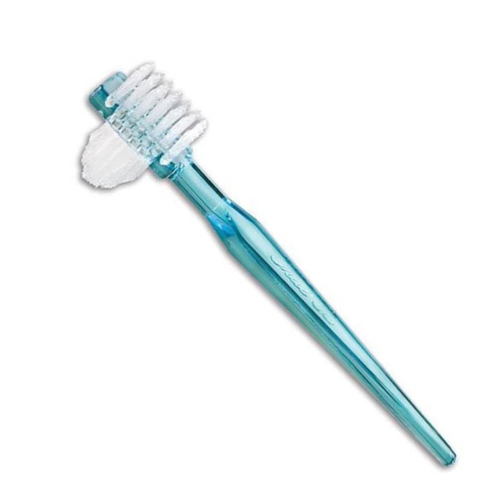 Oral-B Denture Brush, Dual Head, 35 Tuft, Blue Handle, 6/Box, 80310196 thumbnail 14